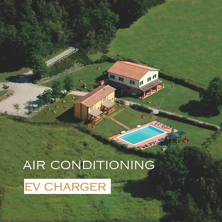 La Burraia Vicino A San Gimignano-air Conditioning-ev Wallbox Κατάλυμα σε φάρμα *