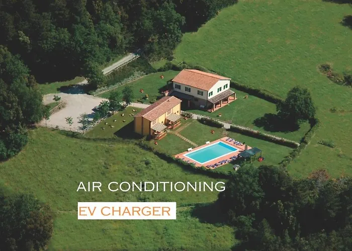 La Burraia Vicino A San Gimignano-air Conditioning-ev Wallbox Фермерский дом *